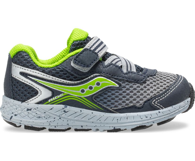 Saucony Ride 10 Jr. Kids' Sneakers Navy / Green | Canada 761UZGT